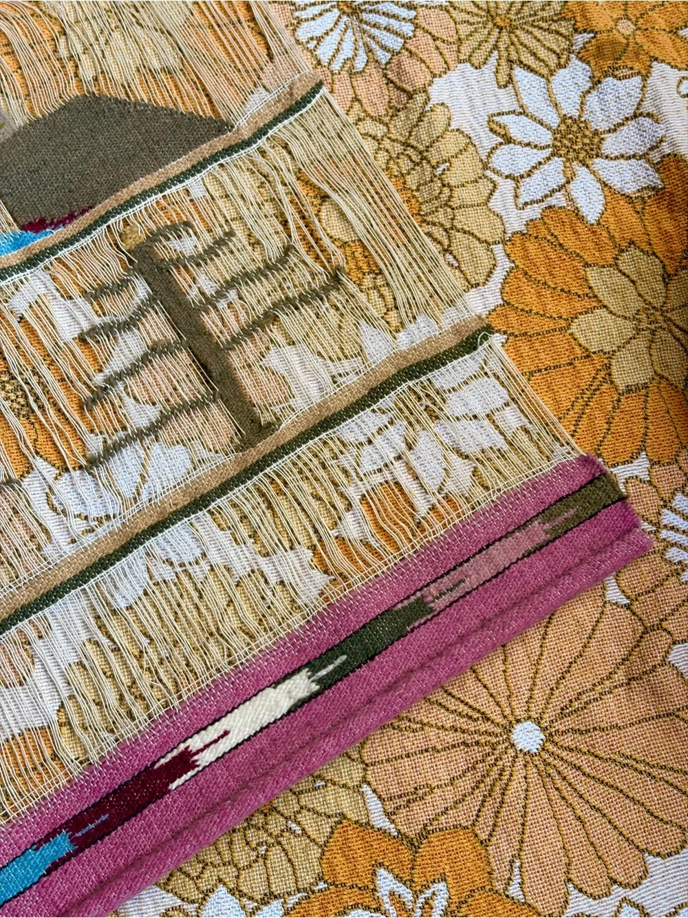 🏔️🪿✨ Vintage 70s Peruvian Hand-Woven  Tapestry ✨🪿🏔️